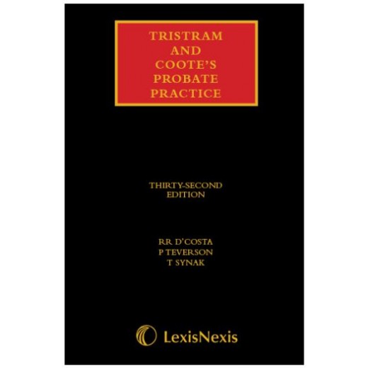 Tristram and Coote's Probate Practice 32nd ed